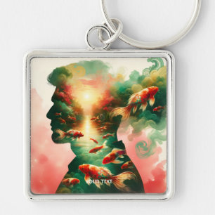 Chaveiro Fantasy White Man Sea Fish