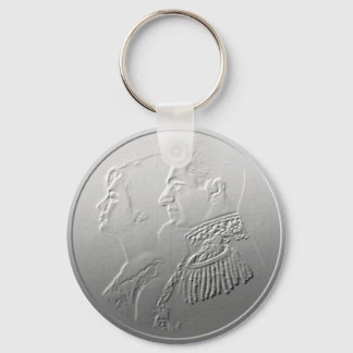 Chaveiro Farah Diba e Shah do Irã Persia design #silv01