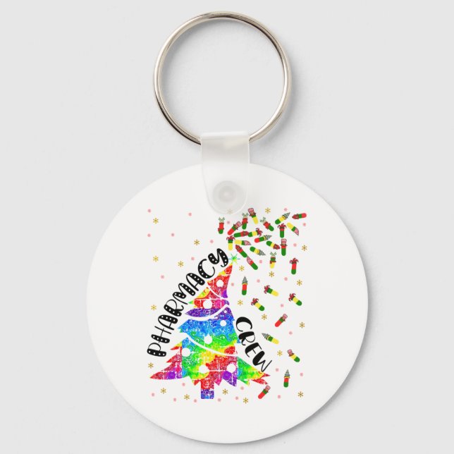 Chaveiro Farmácia da Tripulação de Natal Gift Farmacêutico  (Frente)