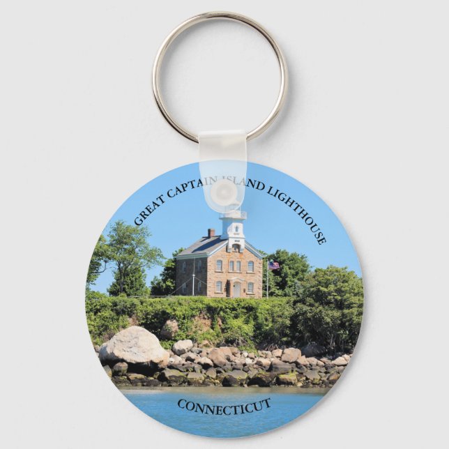 Chaveiro Farol da Ilha do Capitão excelente, TC Keyring (Frente)