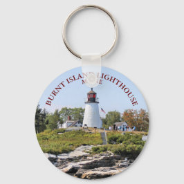 Chaveiro Farol da Ilha Queimada, Maine Keyring