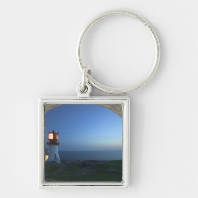 Chaveiro farol de lindesnes, ponto mais meridional da norue (Frente)