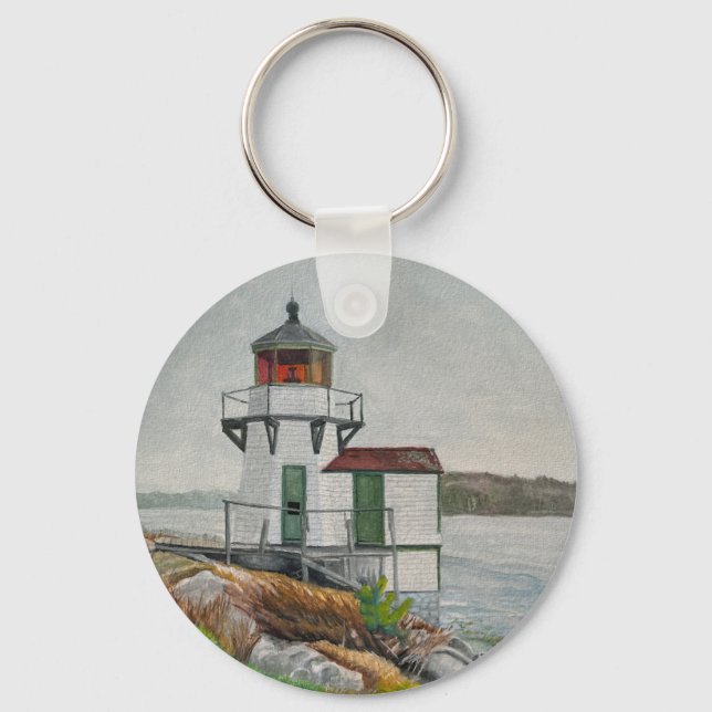 Chaveiro Farol de Squirrel Point (Frente)