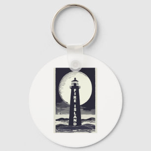 Chaveiro Farol Fire Island Nova York Lua