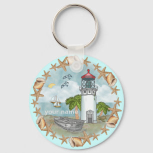 Chaveiro Farol Hawaii Shells