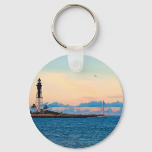 Chaveiro Farol no por do sol