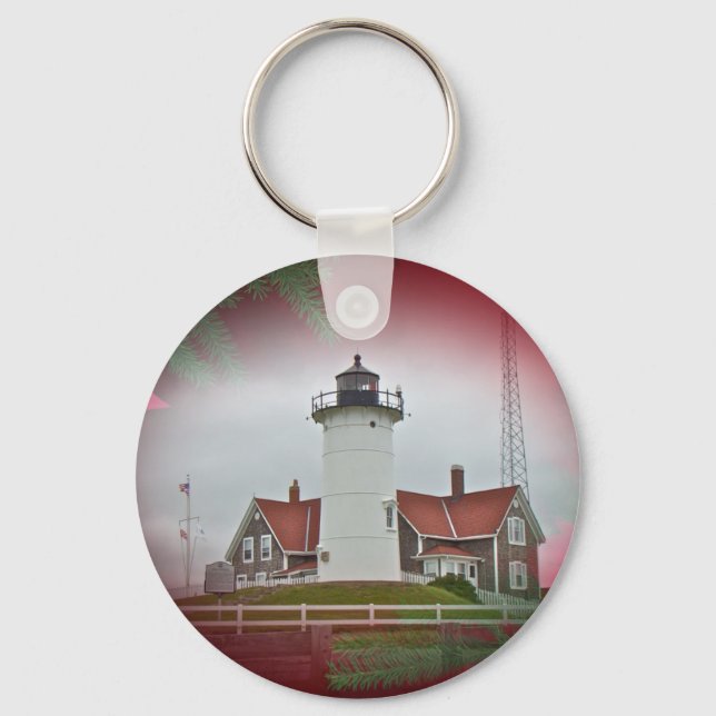 Chaveiro Farol Nobska Point de Natal (Frente)