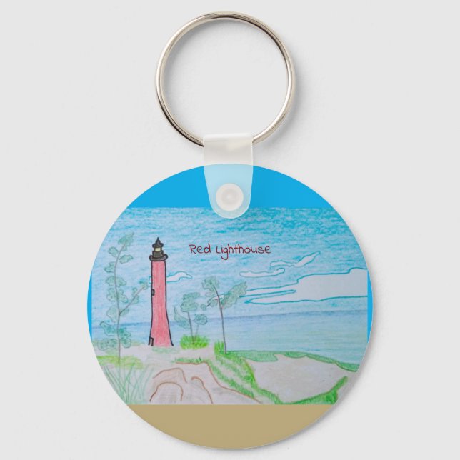 Chaveiro Farol Vermelho (Frente)