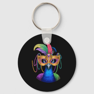 Chaveiro Fato de Ervilha do Carnaval de Nova Orleans Mardi 