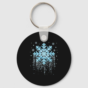 Chaveiro Fato de floco de neve Inverno Natal Correspondente