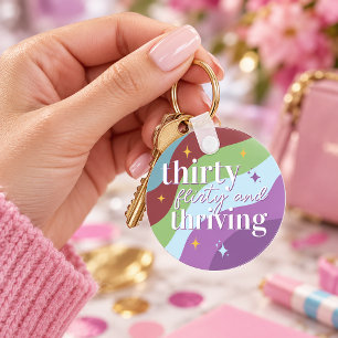 Chaveiro Favor de Aniversário de 30 anos, Trinta, Sedutora