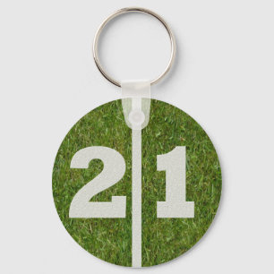 Chaveiro Favor de partido do aniversário de 21 anos