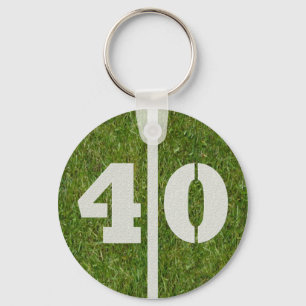 Chaveiro Favor de partido do aniversário de 40 anos
