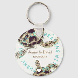 Chaveiro Favor Wedding personalizado amor de Seaturtle