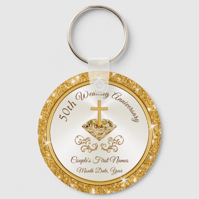 Chaveiro Favoritos do Ouro Personalizado Cristão (Frente)