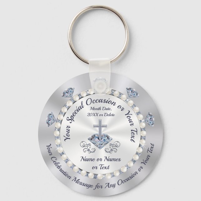 Chaveiro FAVORITOS PARA FESTAS CRISTÃOS para adultos em qua (Frente)