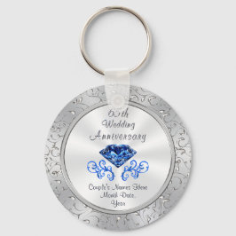 Chaveiro Favoritos para festas de aniversário de casamento 