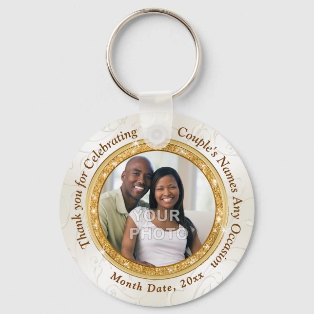 Chaveiro Favoritos para festas de aniversário personalizado (Frente)