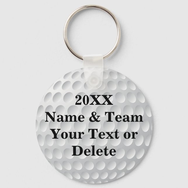 Chaveiro Favoritos para festas de Golfe Baratos PERSONALIZA (Frente)