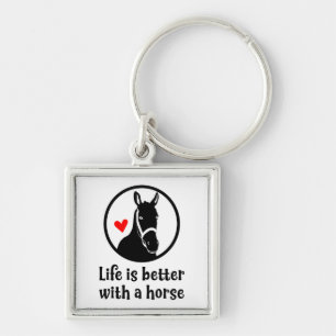 Chaveiro Fazenda de Amante de Cavalo Fofo Cowgirl Western R