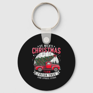 Chaveiro Fazenda de Natal St.nicks Pinheiro Abeto Cedro T