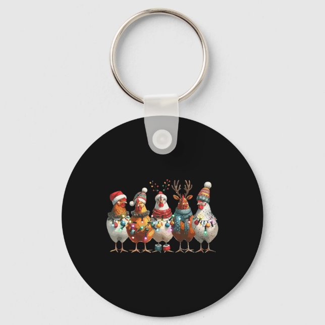 Chaveiro Fazenda Feriado Bestial de Natal Cristo de Frango  (Frente)