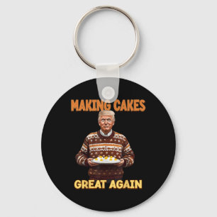 Chaveiro Fazer Cakes Excelente Novamente Engraçado Trump Le