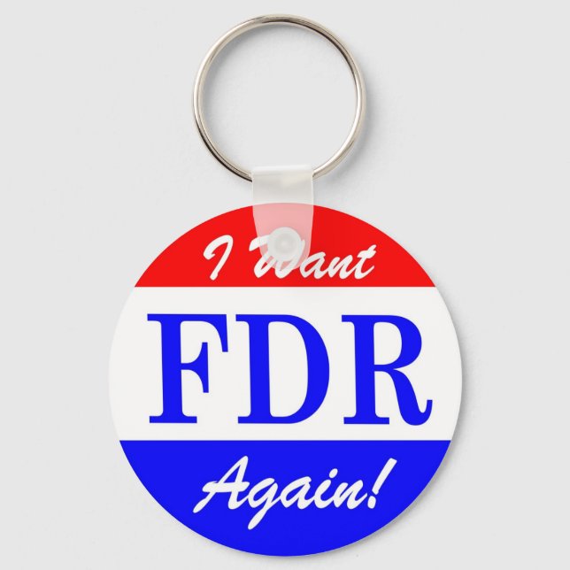Chaveiro FDR - O maior tributo do presidente americano (Frente)
