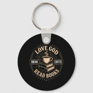 Chaveiro Fé Cristã Jesus Livros Café Crente