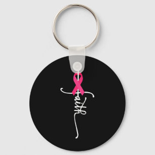 Chaveiro Fé do Cancer da Mama Sensibilização do Cancer da M