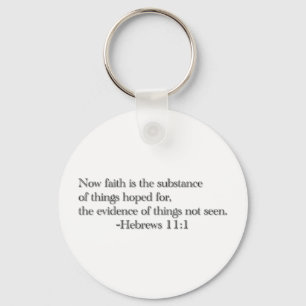 Chaveiro Fé é a substância das coisas que se espera