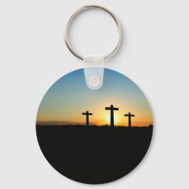 Chaveiro Fé, Esperança e amor, Jesus Cristo Cruz