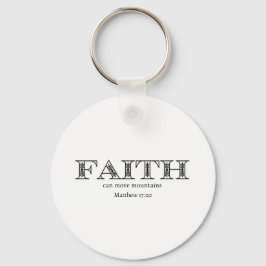 Chaveiro Fé pode mover montanhas Mateus 17