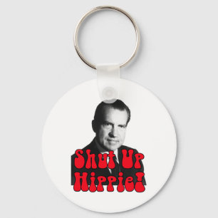 Chaveiro Feche acima o Hippie -- Richard Nixon