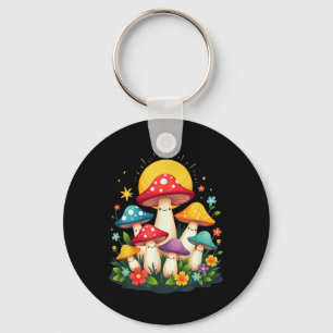 Chaveiro Fécula, Fofo de Mushroom Fogi Halloween Férea, Féc