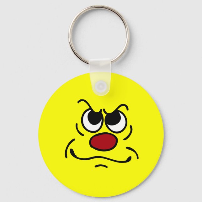 Chaveiro Fed Up Face Grumpey (Frente)
