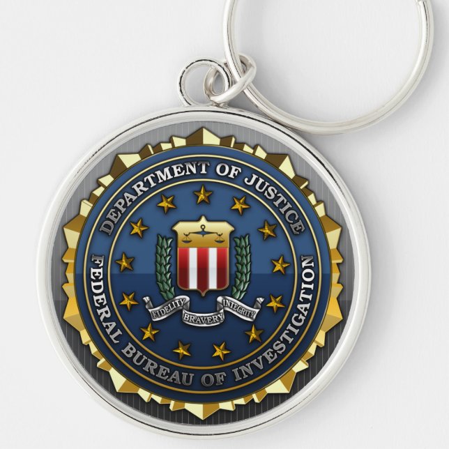 Chaveiro Federal Bureau of Investigation (Frente)