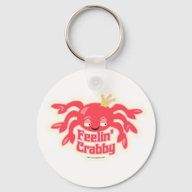 Chaveiro Feelin Crabby Cute Crab (Frente)