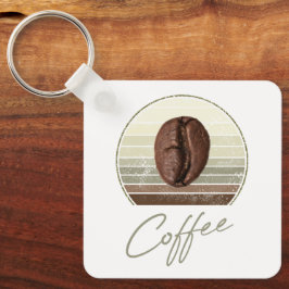 Chaveiro Feijões De Café Para Espresso E Barista Retro