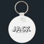 Chaveiro Feita com amor branco<br><div class="desc">Feita com chaveiro branco de amor.</div>