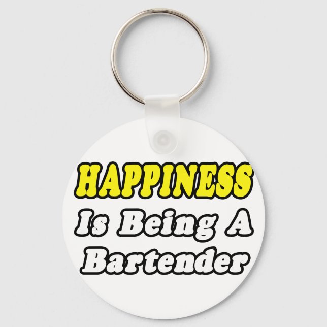 Chaveiro Felicidade.. Barman (Frente)