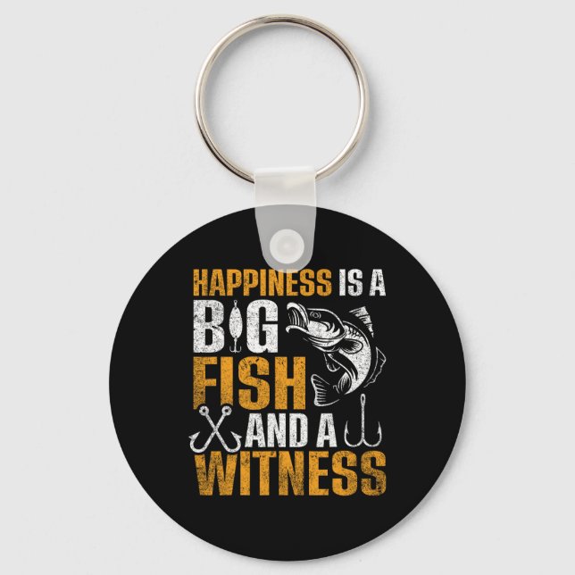 Chaveiro Felicidade É Um Grande Peixe E Uma Testemunha  (Frente)