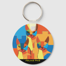 Chaveiro Feline Fine