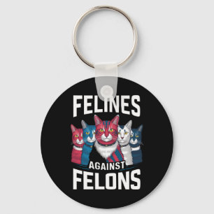 Chaveiro Felinos Contra Felons