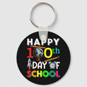 Chaveiro Feliz 100º Dia Da Escola 100 Dias De Ensino Escola