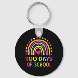 Chaveiro Feliz 100º Dia De Professores Crianças De 100 Dias