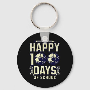 Chaveiro Feliz 100 Dias De Escola Professor 100º Dia Futebo