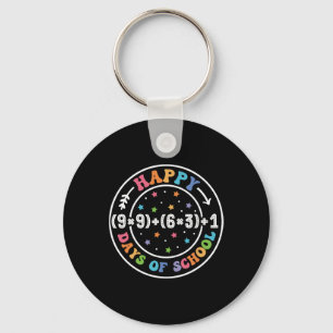 Chaveiro Feliz 100 Dias De Fórmula De Matemática Escolar 10