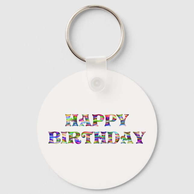 Chaveiro Feliz Aniversário (Frente)