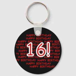 Chaveiro Feliz aniversario 16